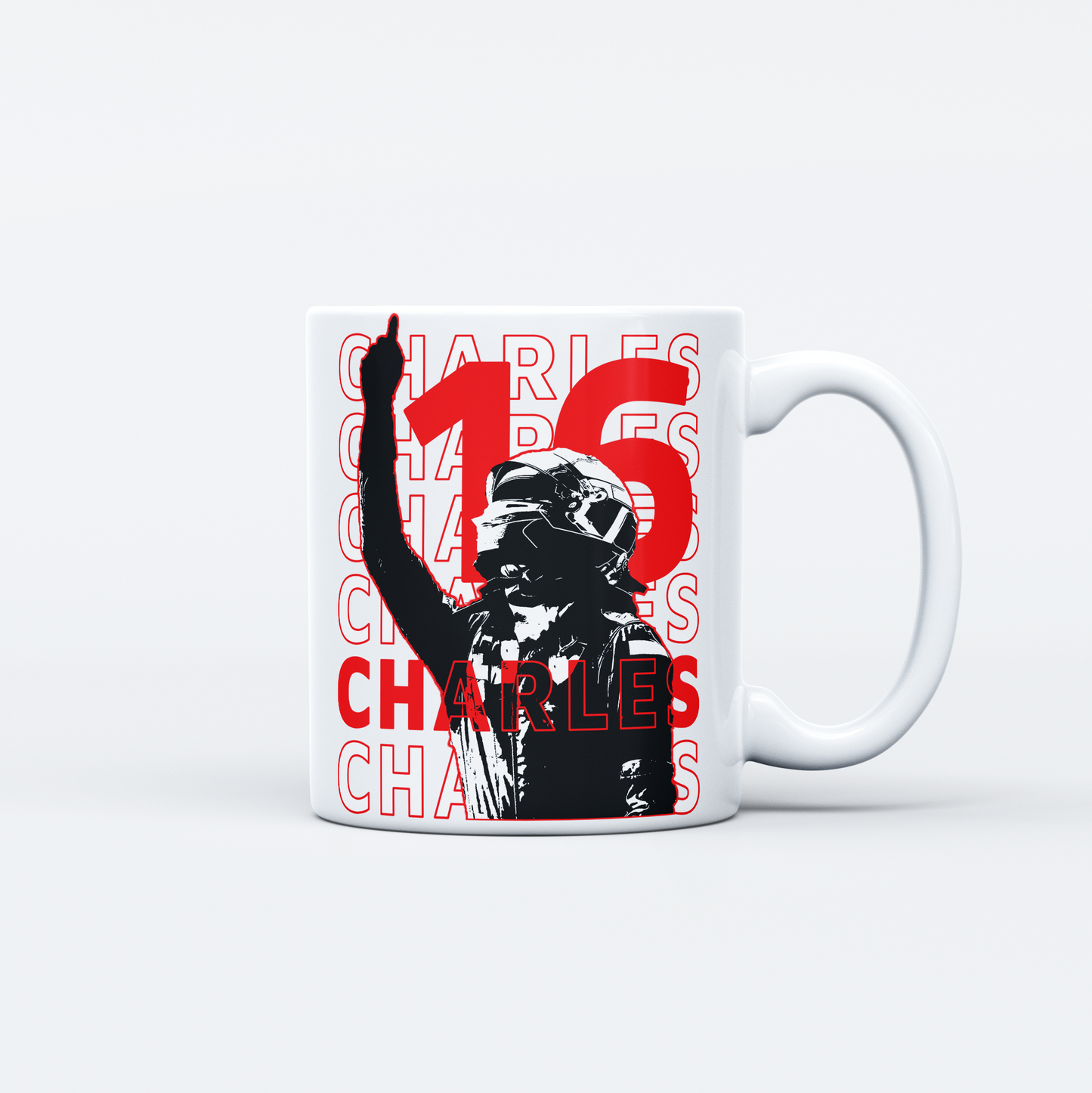 F1 Themed Mug – 330 ml with Driver or Tracks Design