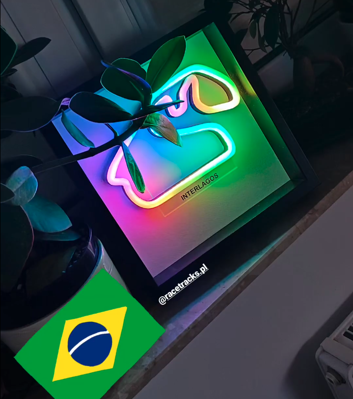 LEDTrack - RGB illuminated F1 Track Lamp