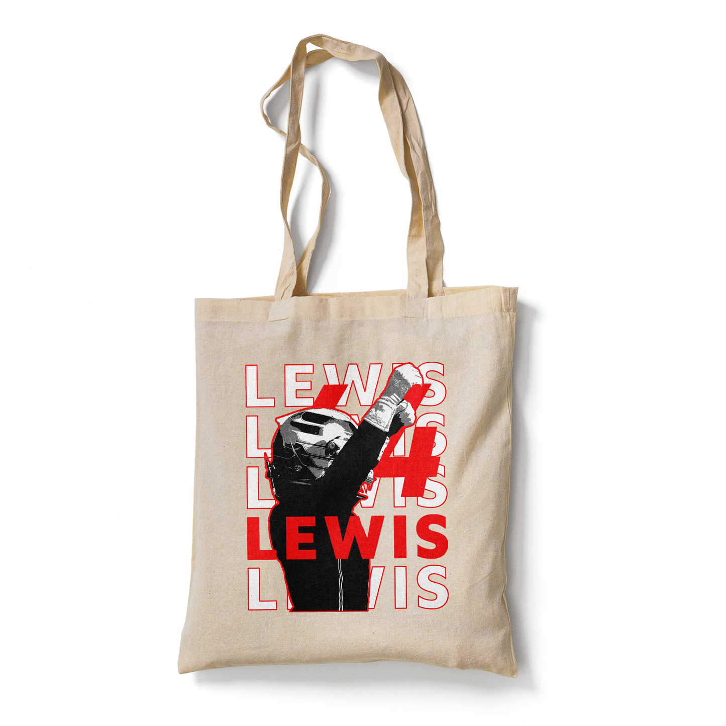 F1 Driver Themed Cotton Tote Bag