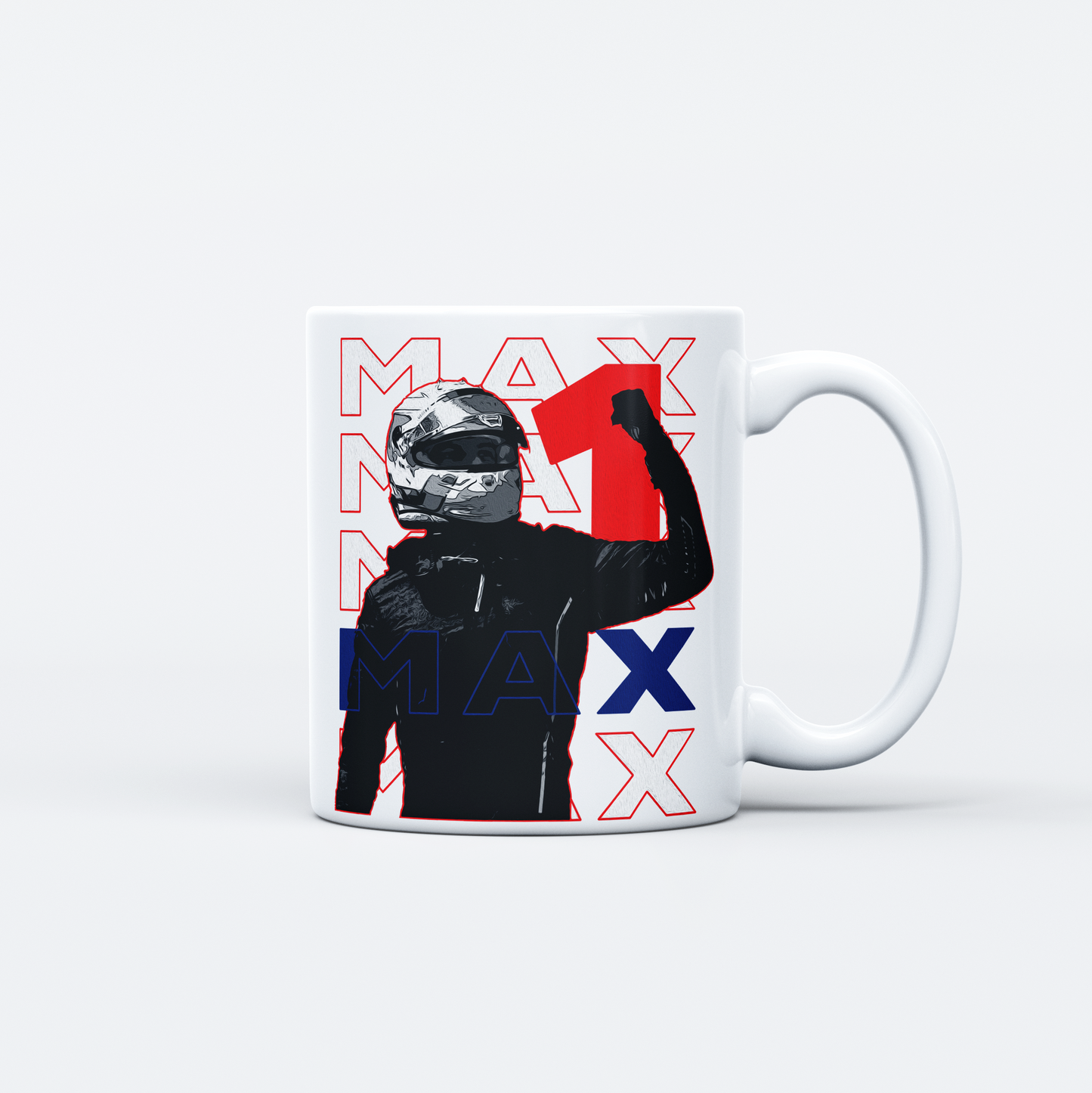 F1 Themed Mug – 330 ml with Driver or Tracks Design