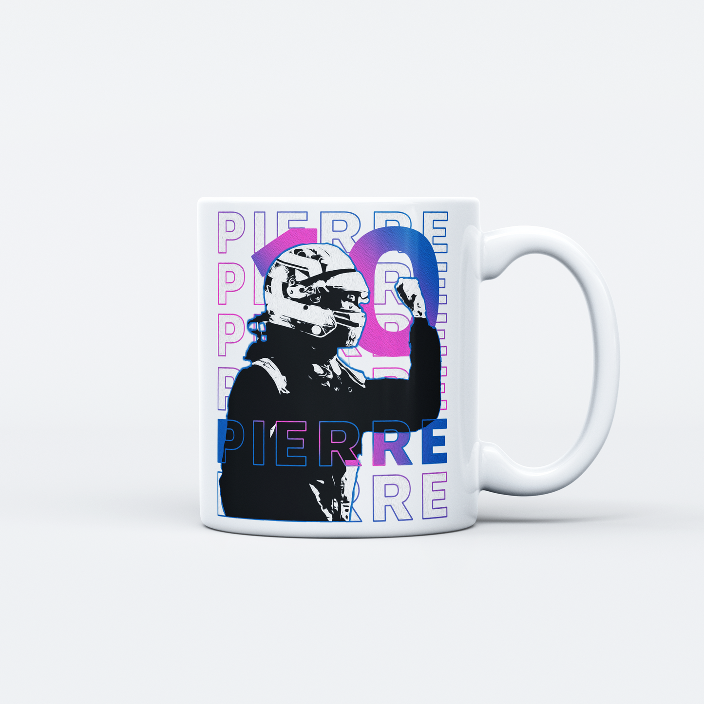 F1 Themed Mug – 330 ml with Driver or Tracks Design