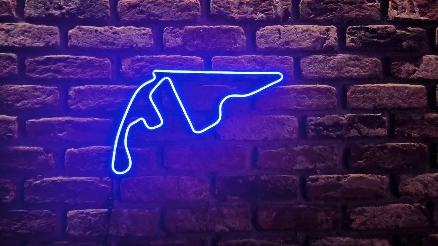 Neon Track – LED Formula 1 Circuit Outline